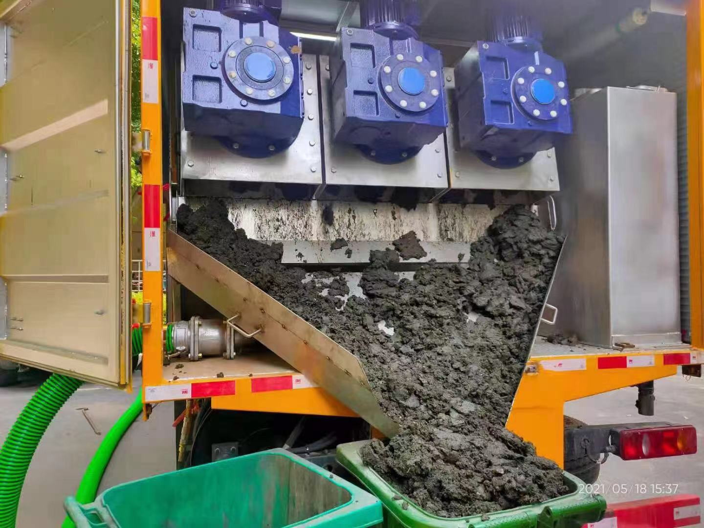 千家镇化粪池清掏城市维护站-泥浆净化干湿分离处理